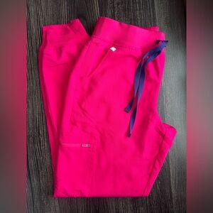 Figs- Zamora scrub Joggers ULTRA ROSE